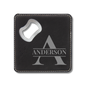 Square Bottle Opener Coasters - (Set of 4)