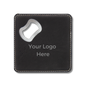 Square Bottle Opener Coasters - (Set of 4)