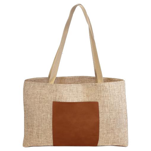 Burlap & Canvas Bag
