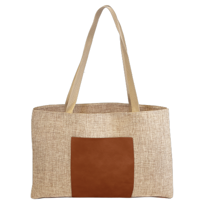Burlap & Canvas Bag