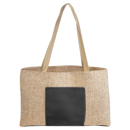 Burlap & Canvas Bag