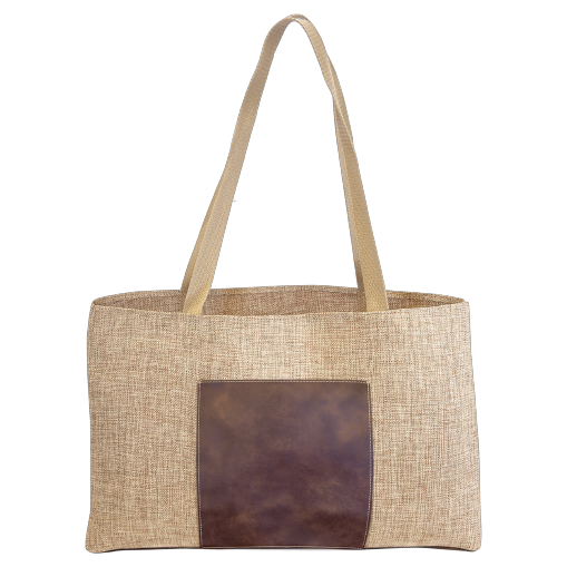Burlap & Canvas Bag