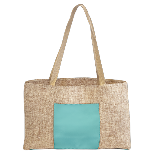 Burlap & Canvas Bag