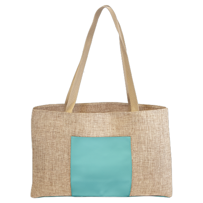 Burlap & Canvas Bag