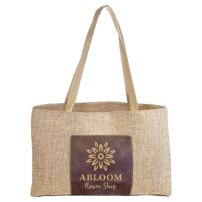 Burlap & Canvas Bag
