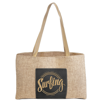 Burlap & Canvas Bag