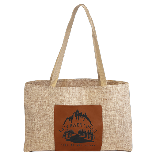 Burlap & Canvas Bag