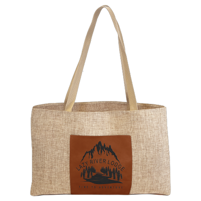 Burlap & Canvas Bag